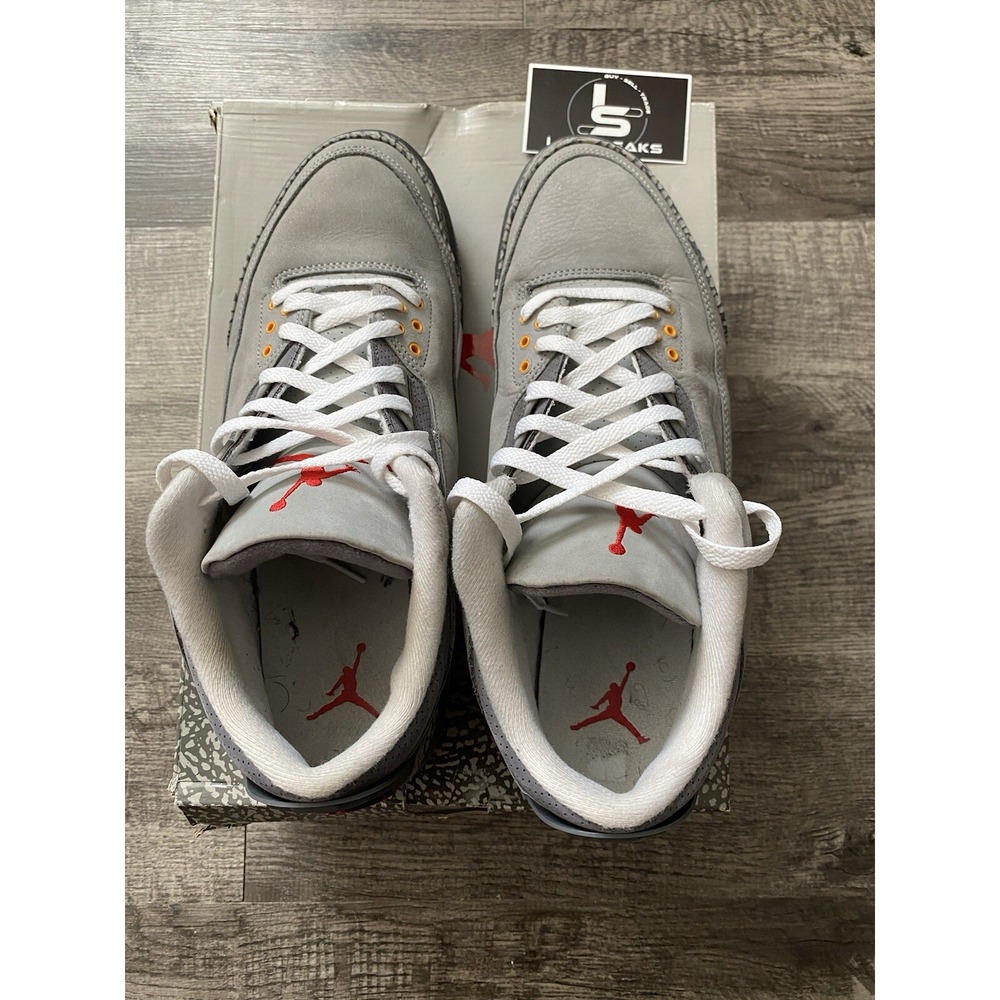 Size 13 - USED Jordan 3 Retro‎ Mid Cool Grey - Picture 3 of 5
